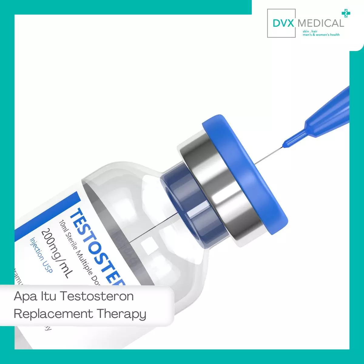 Apa Itu Testosteron Replacement Therapy?