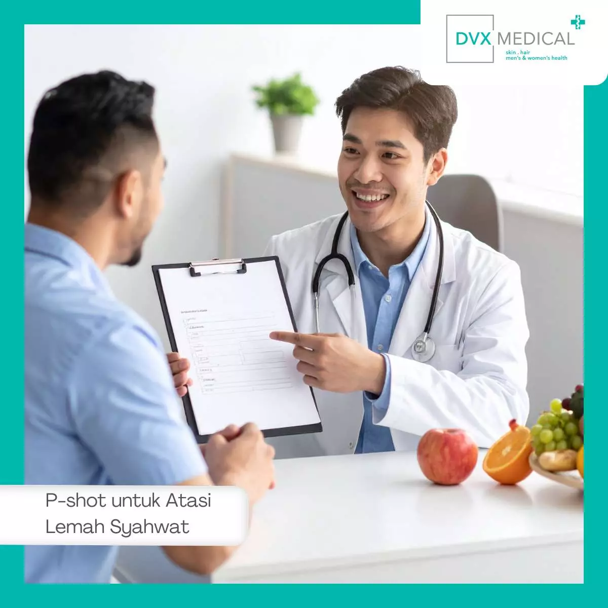 Prosedur P-Shot di Klinik DVX Medical Surabaya